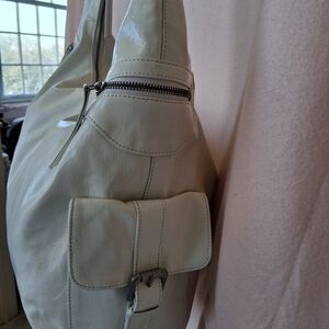 Off THE Record Off White Free People Slouch Bag